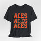 Amanda-Clearcreek Aces Stacked Adult Tee