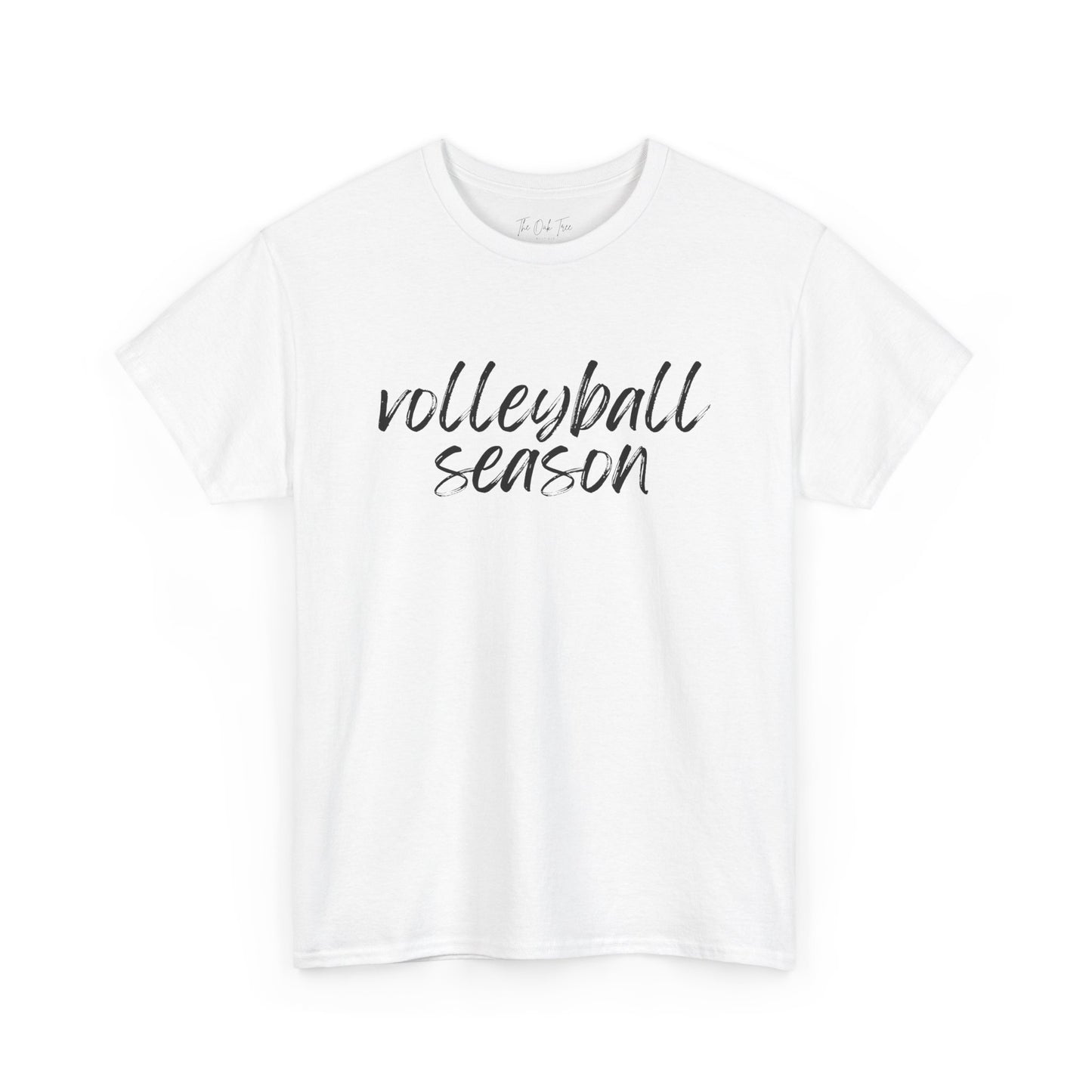 Volleyball Season- Black Text Tee