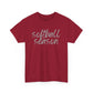 Softball Season- Grey Text Tee