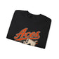 Amanda-Clearcreek Aces Vintage Card Crewneck Sweatshirt