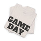 Game Day- Black Text Tee