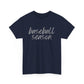 Baseball Season- Grey Text Tee