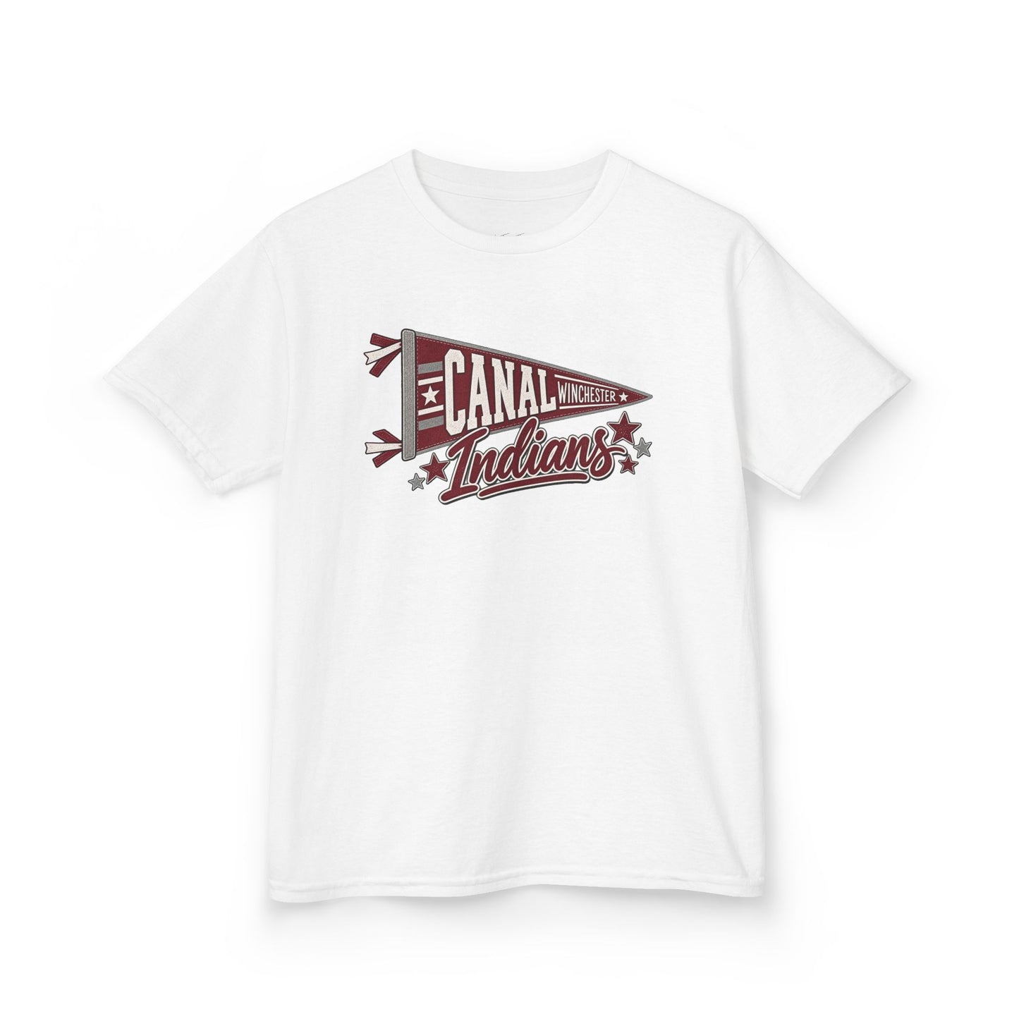 Kids Tee — Canal Indians Pennant Vintage School Spirit Shirt
