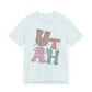 Utah State Tee Unisex Jersey Short Sleeve Tee