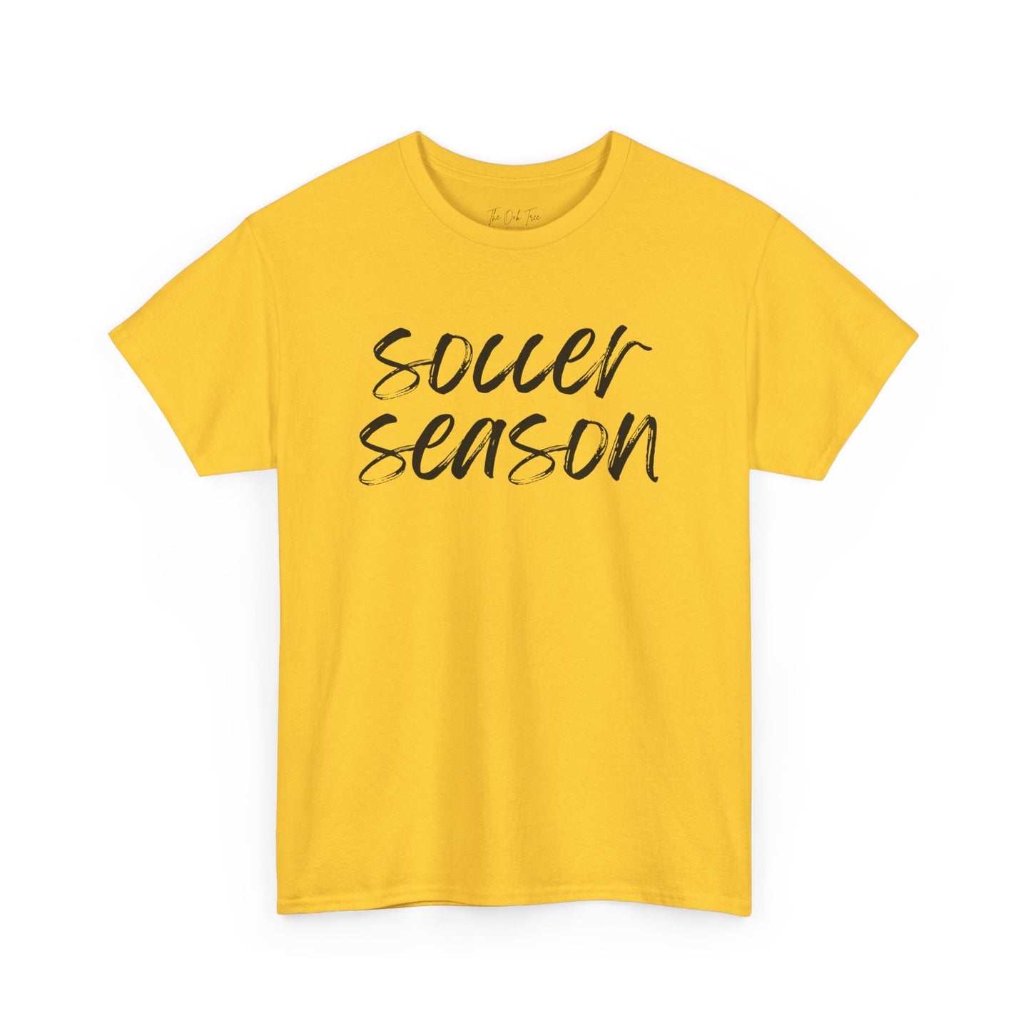 Soccer Season- Black Text Tee