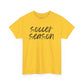 Soccer Season- Black Text Tee