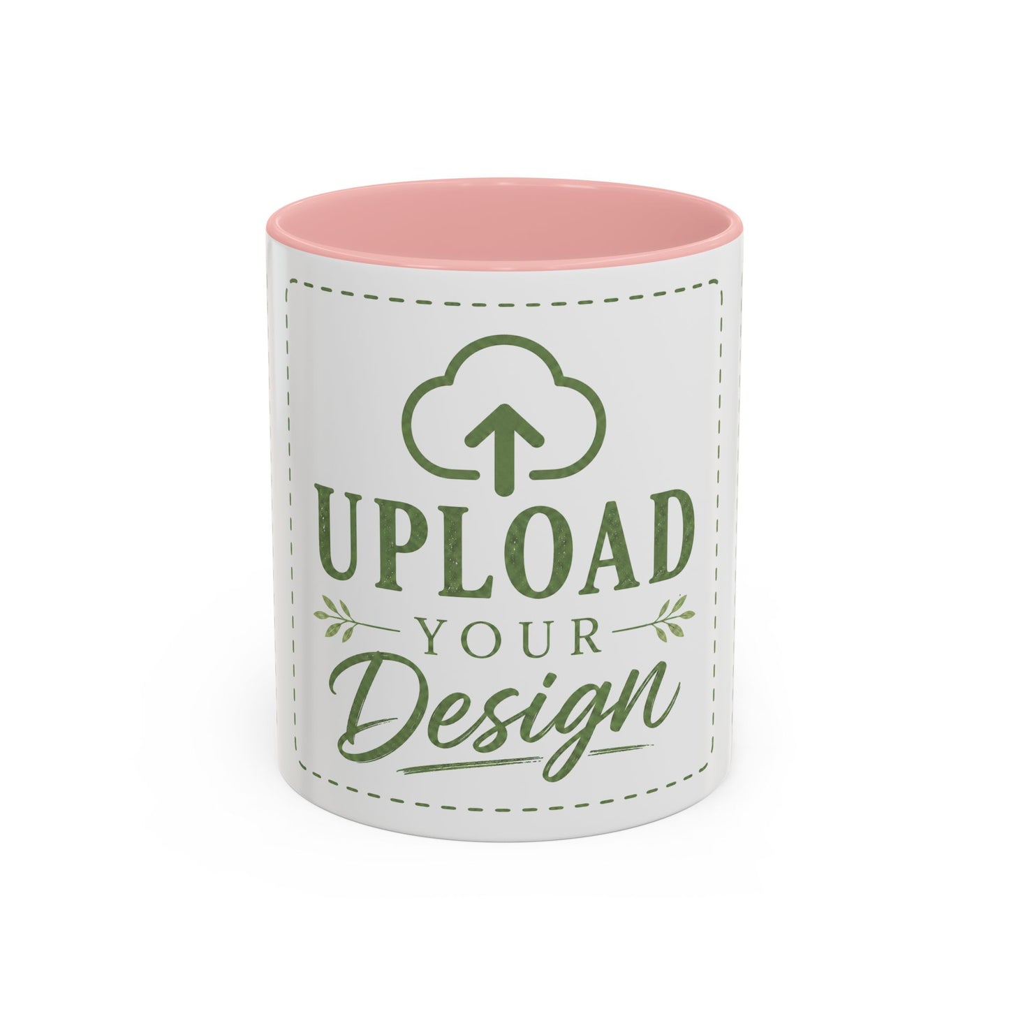 Custom Accent Coffee Mug – Custom Upload Design Ceramic Mug (11oz & 15oz)