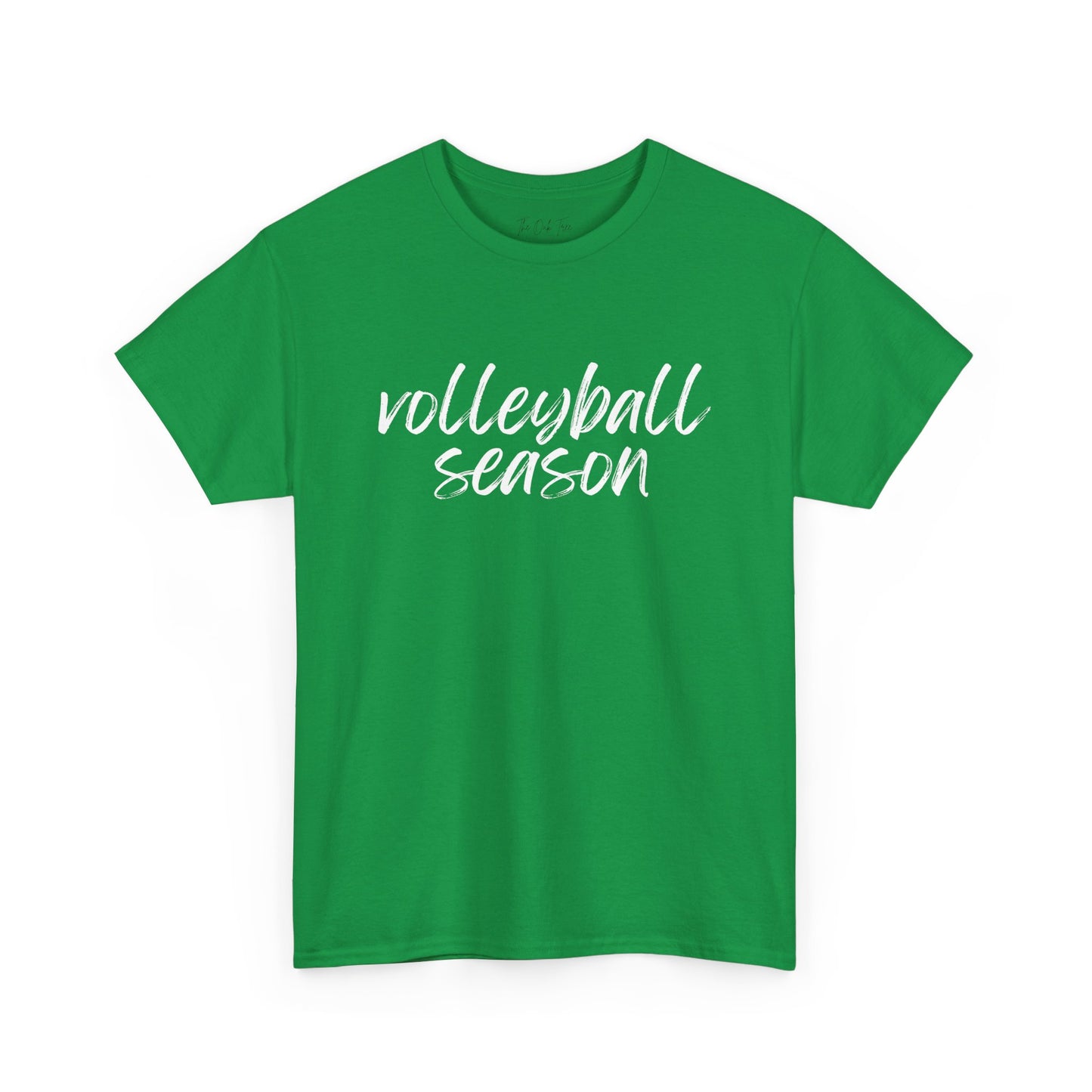 Volleyball Season- White Text Tee