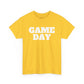 Game Day- White Text Tee