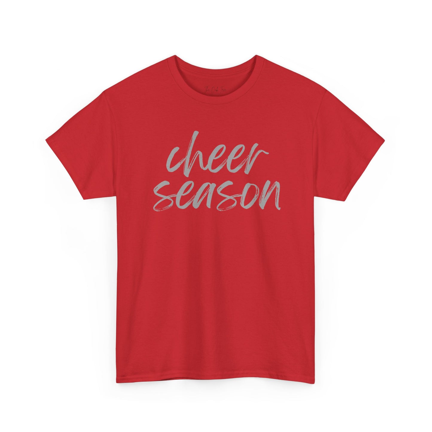 Cheer Season- Grey Text Tee
