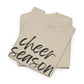 Cheer Season- Black Text Tee