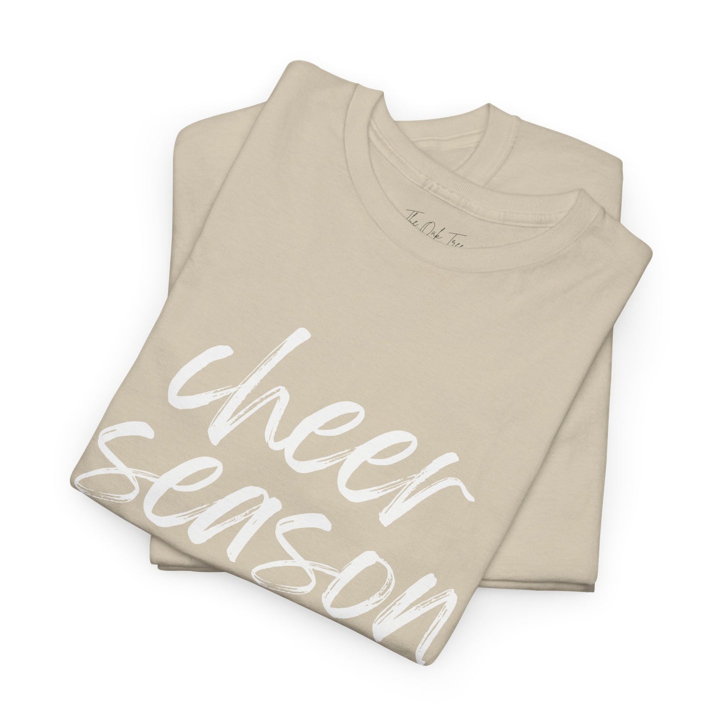 Cheer Season- White Text Tee