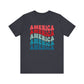 America x5 Unisex Jersey Short Sleeve Tee