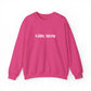 Embroidered Girl Mom Crewneck Sweatshirt-- Mom life pullover