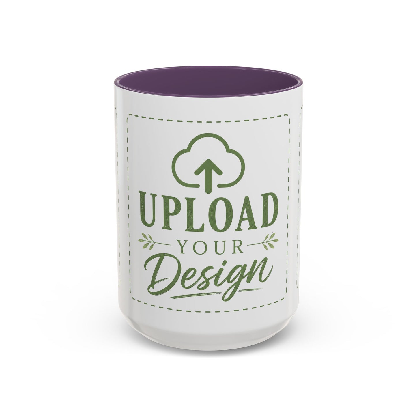 Custom Accent Coffee Mug – Custom Upload Design Ceramic Mug (11oz & 15oz)