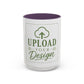 Custom Accent Coffee Mug – Custom Upload Design Ceramic Mug (11oz & 15oz)