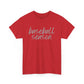 Baseball Season- Grey Text Tee