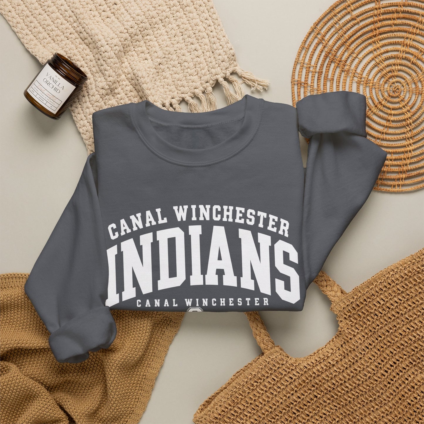 Canal Winchester Indians Crewneck Sweatshirt — School Spirit Pullover