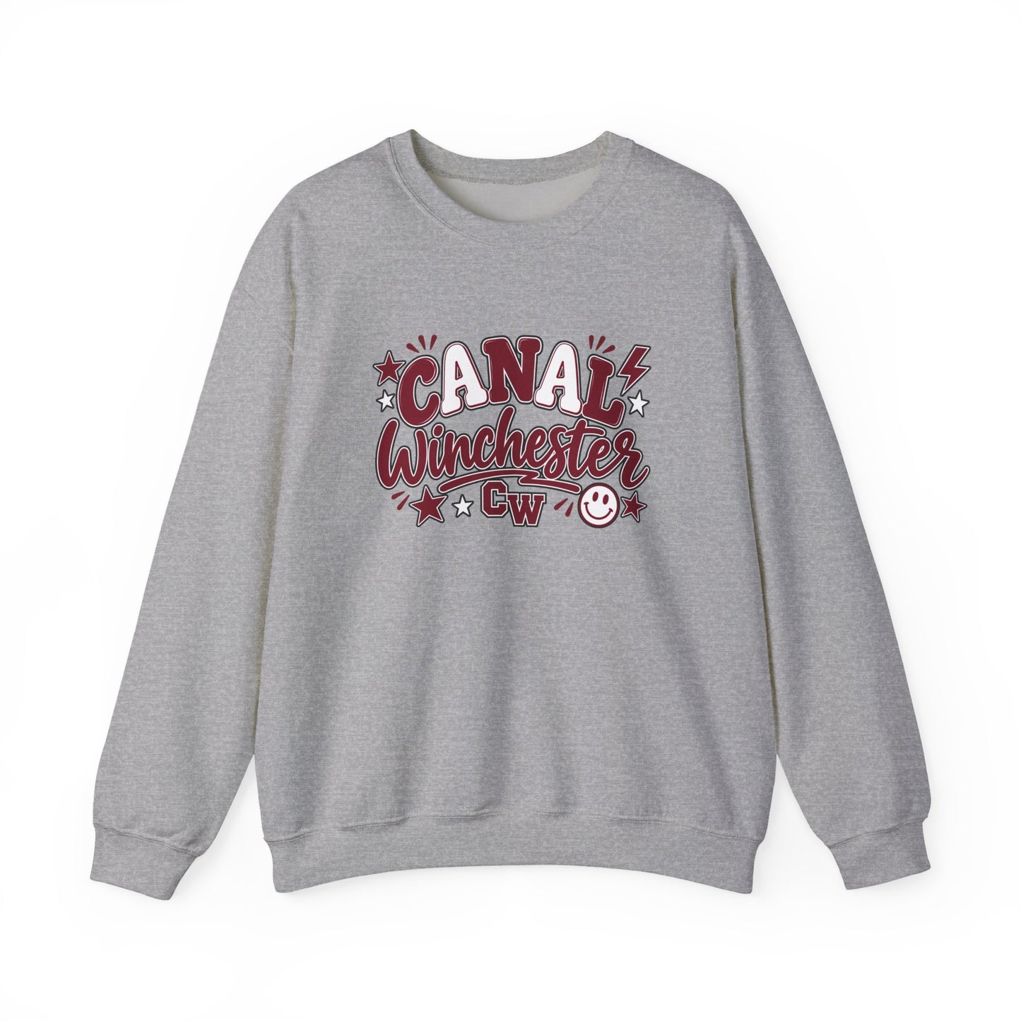 Crewneck Sweatshirt – 'Canal Winchester' Retro Script Pullover