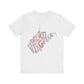 West Virginia State Tee Unisex Jersey Short Sleeve Tee