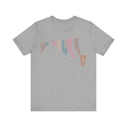 Maryland State Tee Unisex Jersey Short Sleeve Tee