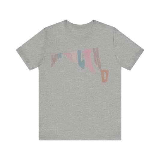 Maryland State Tee Unisex Jersey Short Sleeve Tee