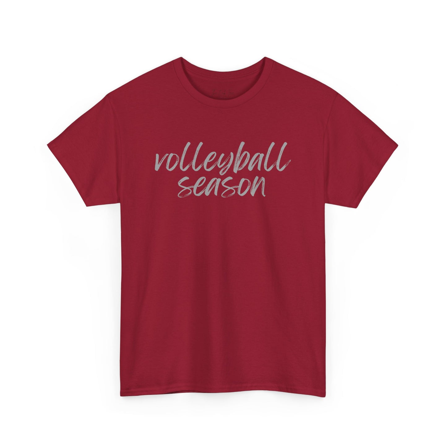 Volleyball Season- Grey Text Tee