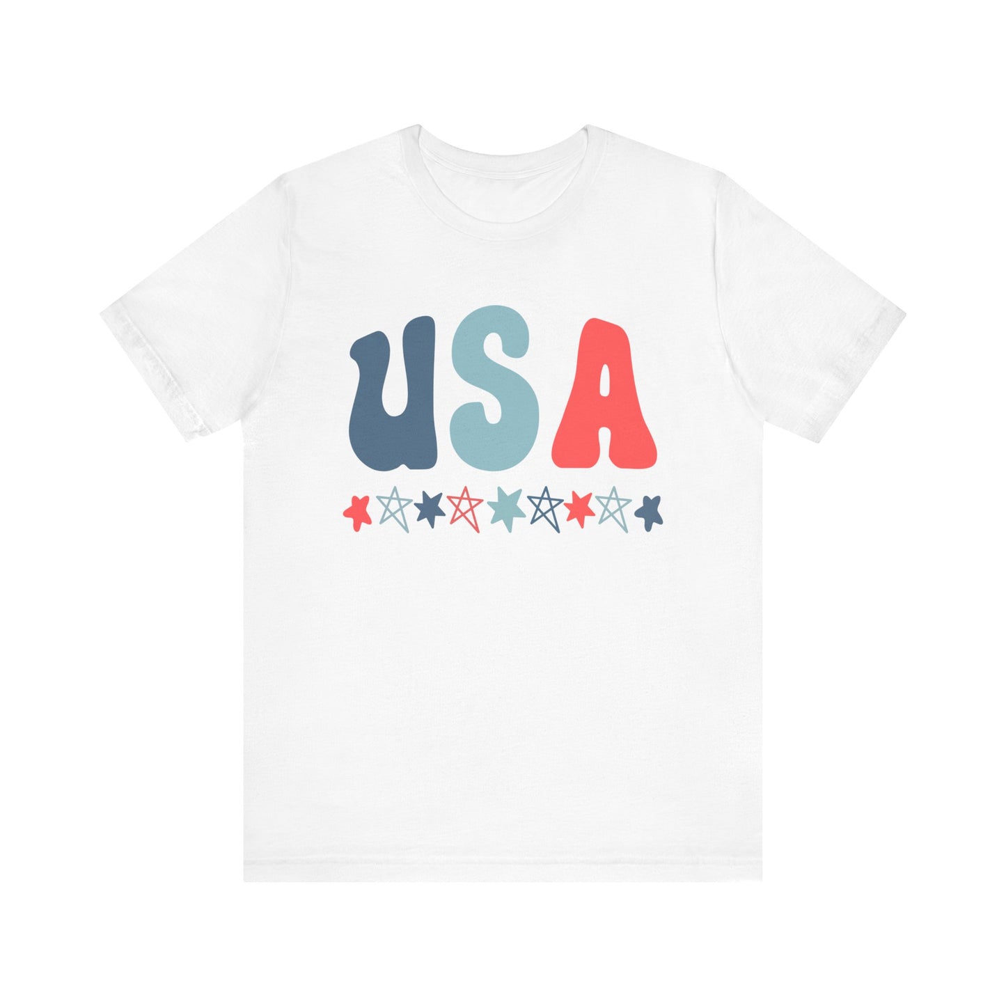 USA Stars Unisex Jersey Short Sleeve Tee