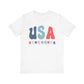 USA Stars Unisex Jersey Short Sleeve Tee