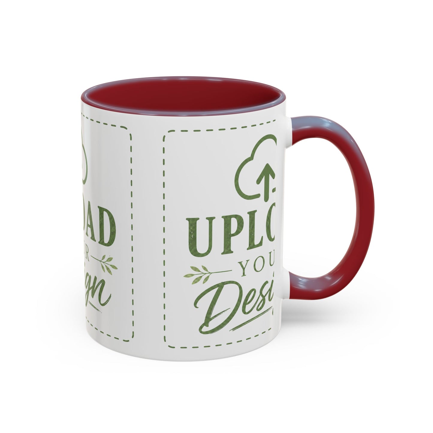 Custom Accent Coffee Mug – Custom Upload Design Ceramic Mug (11oz & 15oz)