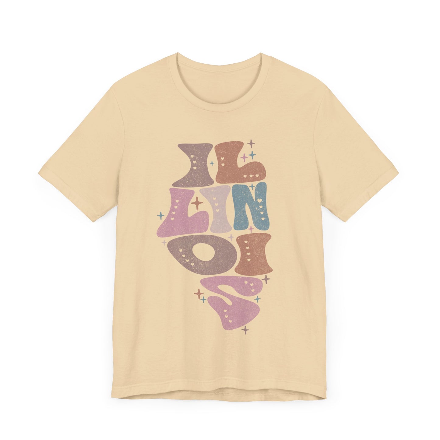 Illinois State Tee Unisex Jersey Short Sleeve Tee