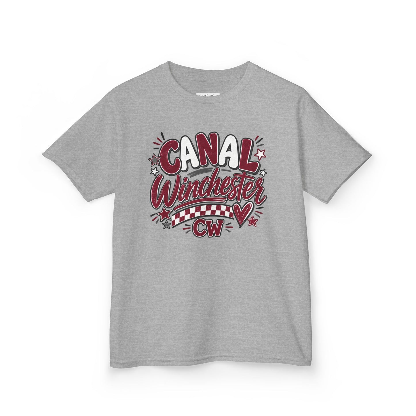 Kids Tee — Canal Winchester Graphic Tee — Retro Town Pride CW T‑Shirt