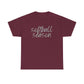 Softball Season- Grey Text Tee