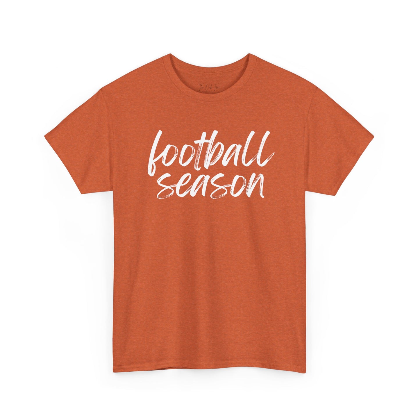 Football Season- White Text Tee