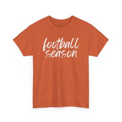 Football Season- White Text Tee
