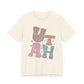 Utah State Tee Unisex Jersey Short Sleeve Tee