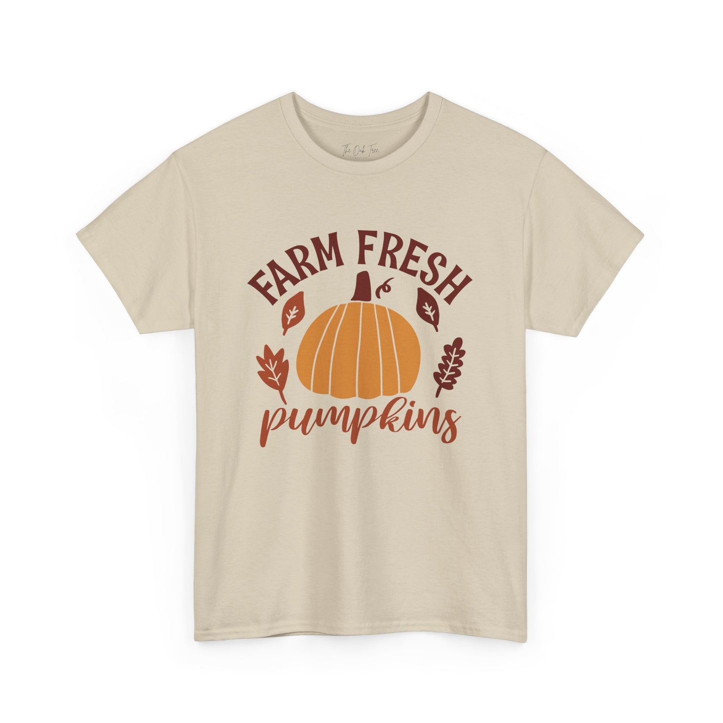 Farm Fresh Pumpkins Unisex Heavy Cotton Tee