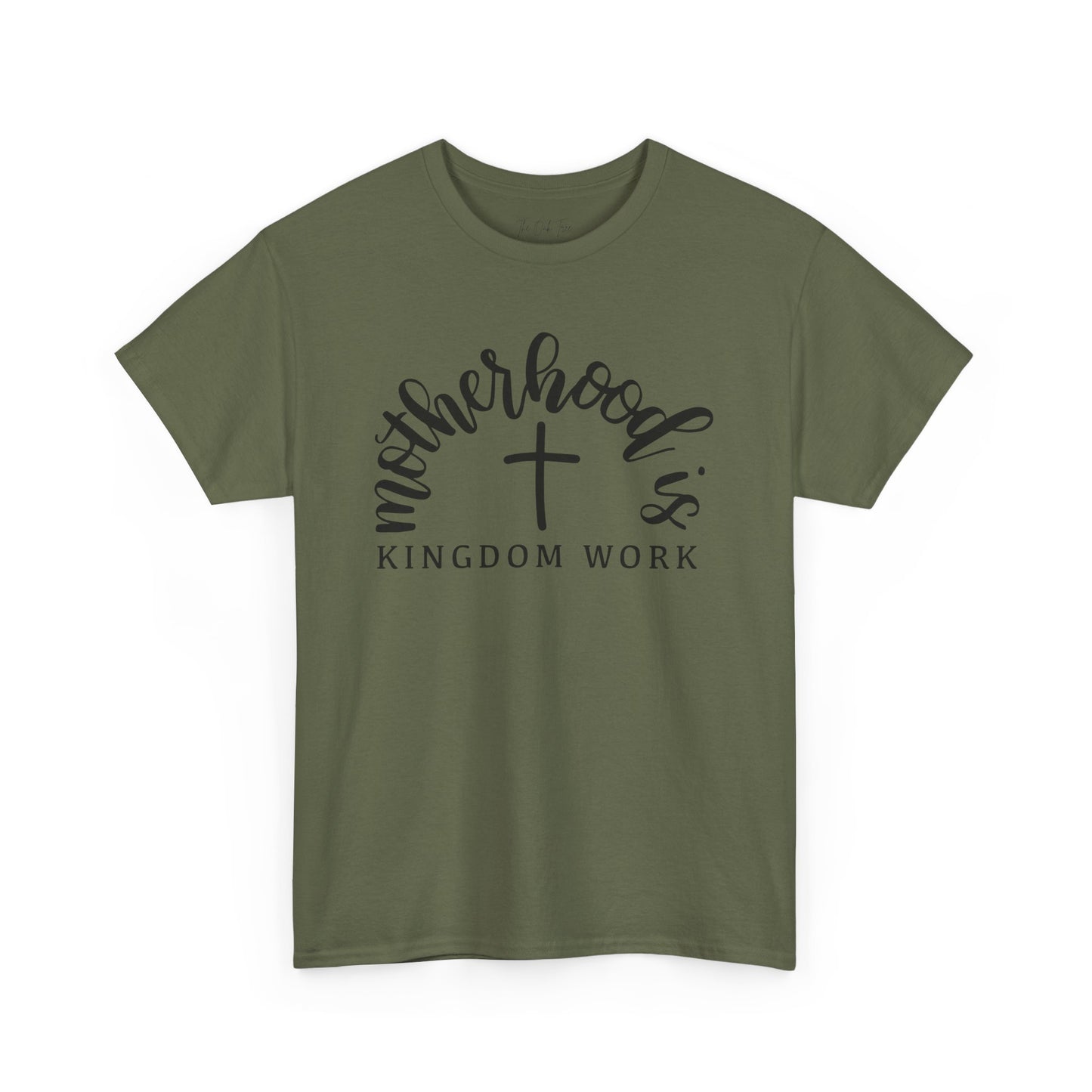 Motherhood is Kingdom Work Unisex Heavy Cotton Tee