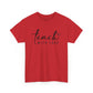 Teach With Love (2) Unisex Heavy Cotton Tee