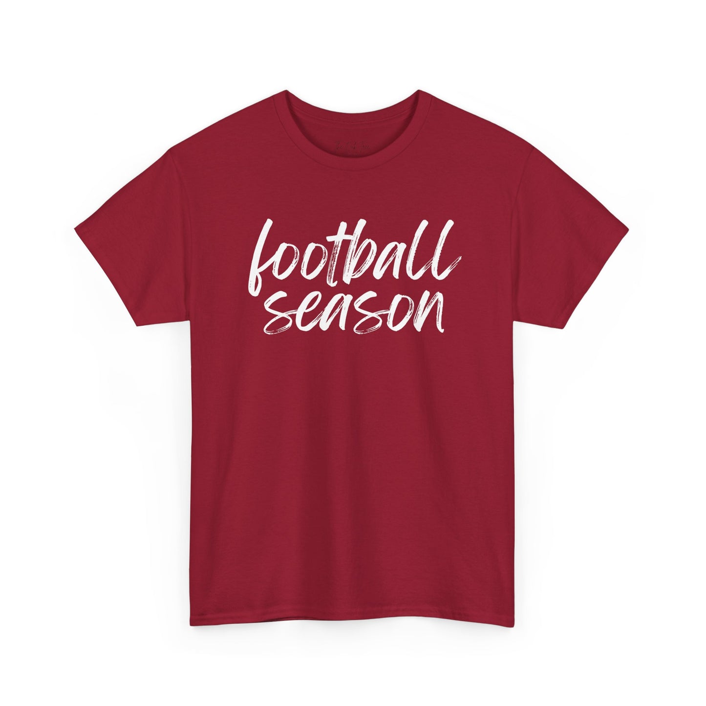 Football Season- White Text Tee