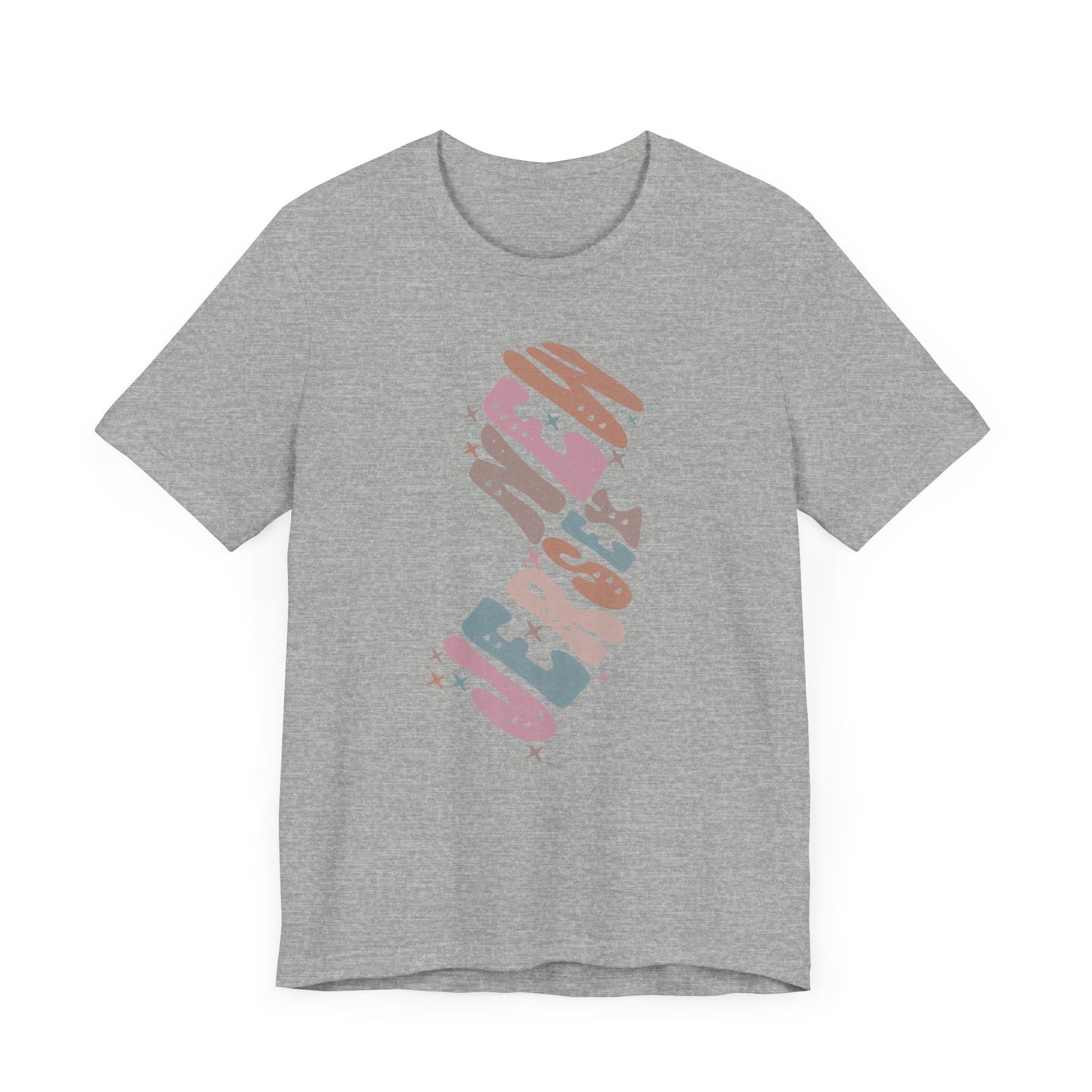 New Jersey State Tee Unisex Jersey Short Sleeve Tee