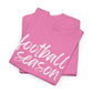Football Season- White Text Tee