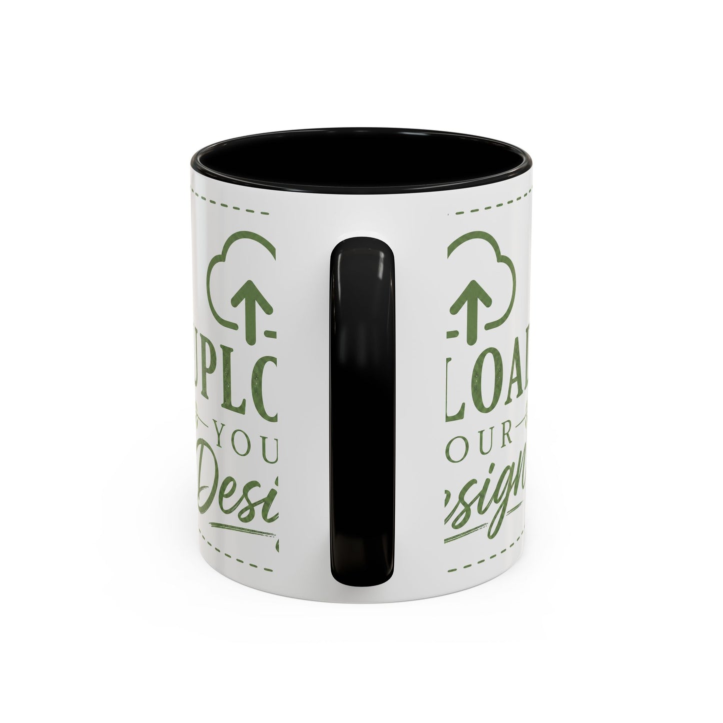 Custom Accent Coffee Mug – Custom Upload Design Ceramic Mug (11oz & 15oz)
