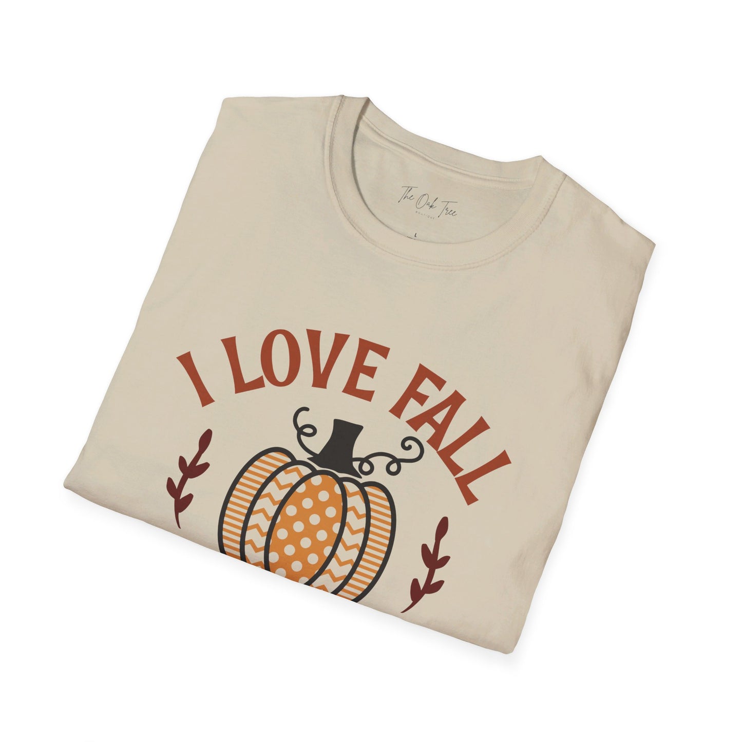 I Love Fall Most of All Unisex Heavy Cotton Tee