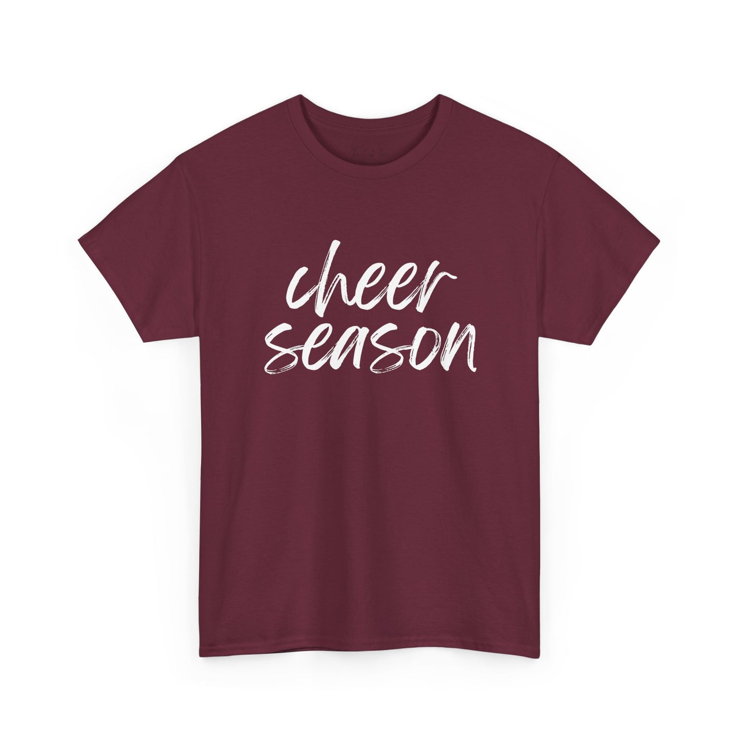 Cheer Season- White Text Tee