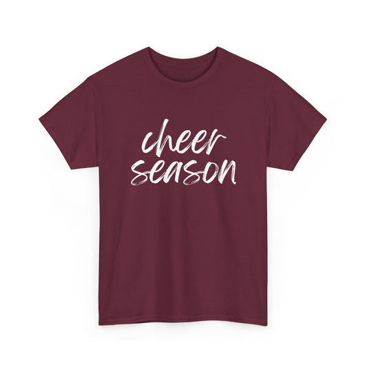 Cheer Season- White Text Tee