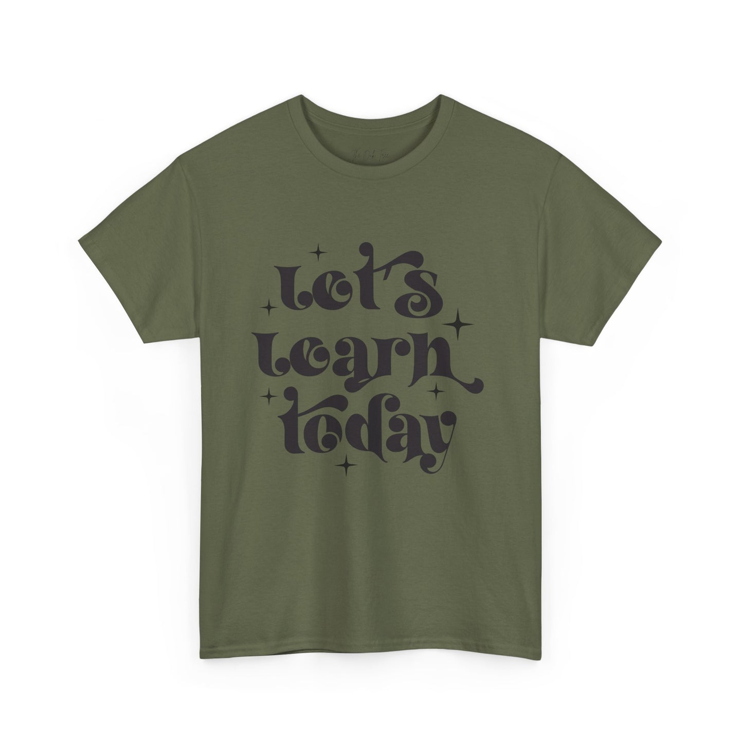 Let's Learn Today Unisex Heavy Cotton Tee