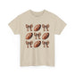 Football & Bows Tee — Cute Game Day Shirt for Fans & Moms