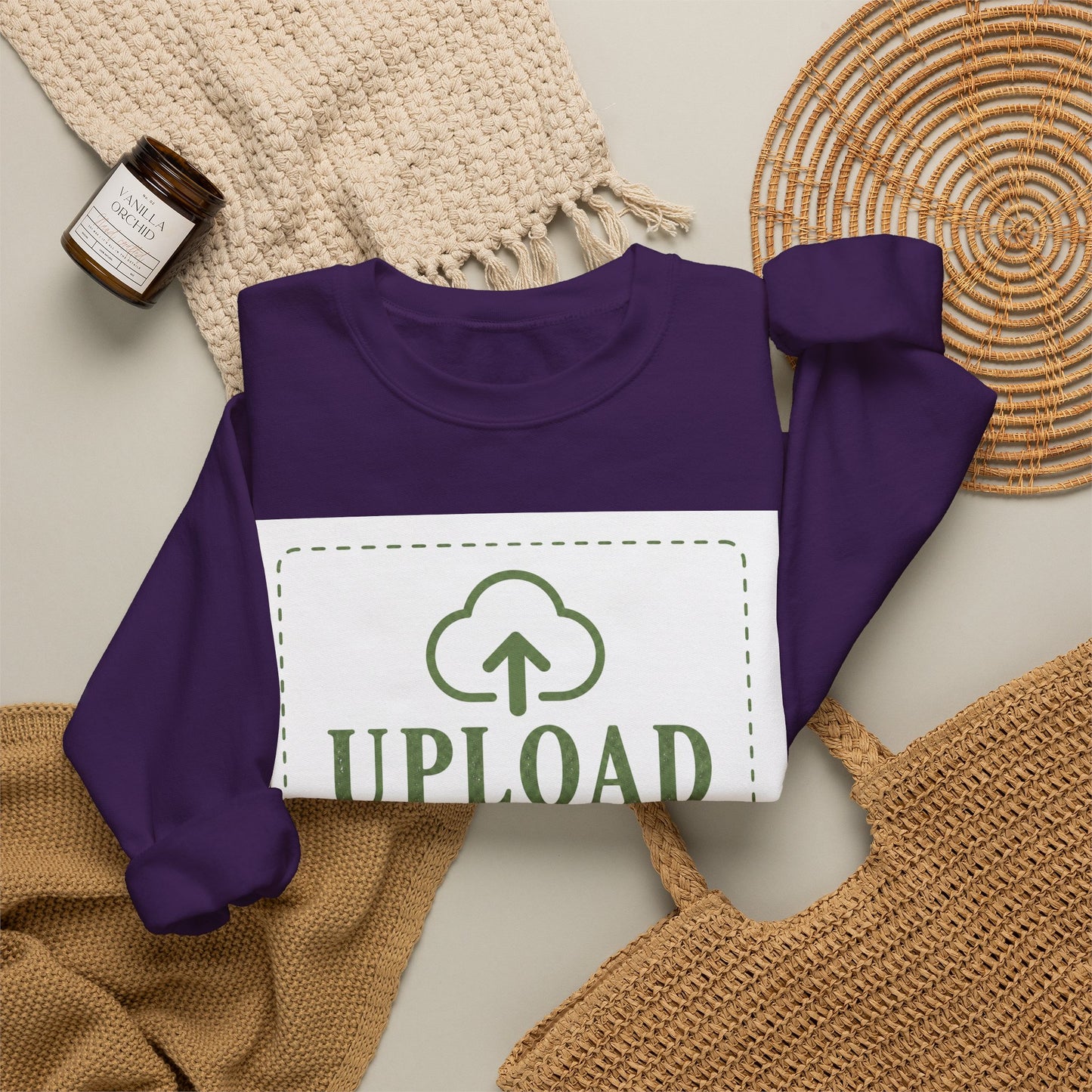 Custom Sweatshirt – Upload Your Own Design