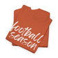 Football Season- White Text Tee